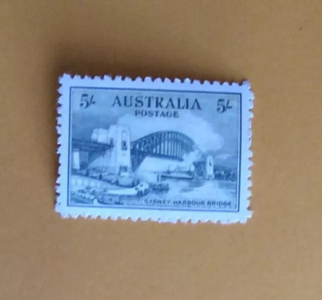 Australia. 1932. Sydney Harbour Bridge. 5/- Emerald Green.