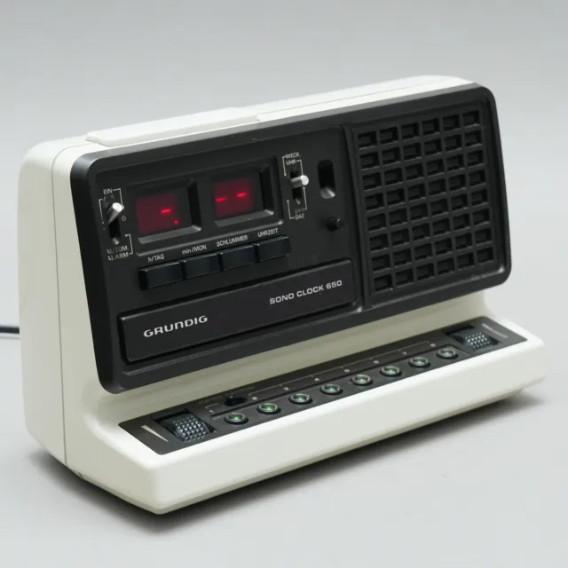 Grundig Clock Radio Sono Clock 650 With Sensor Keys 1.85AIO
