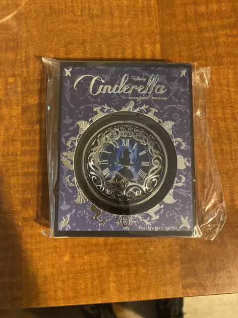 Sephora Disney Cinderella Collector's Edition Silver Compact Mirror NEW IN BOX