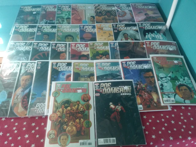 Poe Dameron  Marvel Comics Large Lot of 32 Issues No. 1 thru 31 Plus Annual