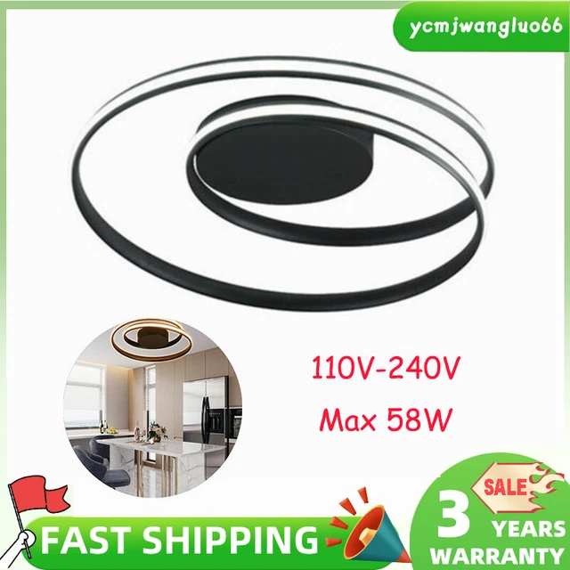 Modern Acrylic Creative LED Strips Ceiling Lamp Pendant Chandelier Light Fixture