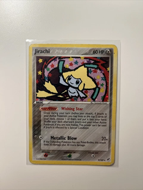 Jirachi 9/107 Holo Rare Pokemon Card - 2005 EX Deoxys LP