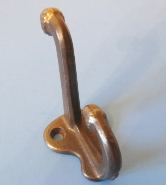 Antique Cast Iron Acorn Double Hook