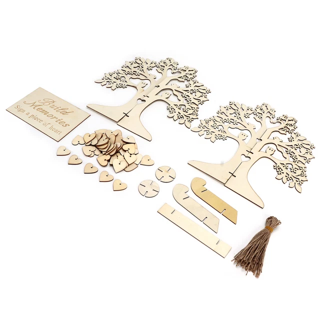 Handicraft Hand Made Lightweight Wooden Wishing Tree Crafts For Wedding For
