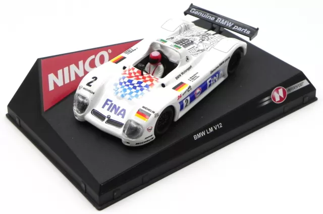 Ninco BMW Lm V12 #2 24h Le Mans 1998 slot car 1:32 Ref. 50192