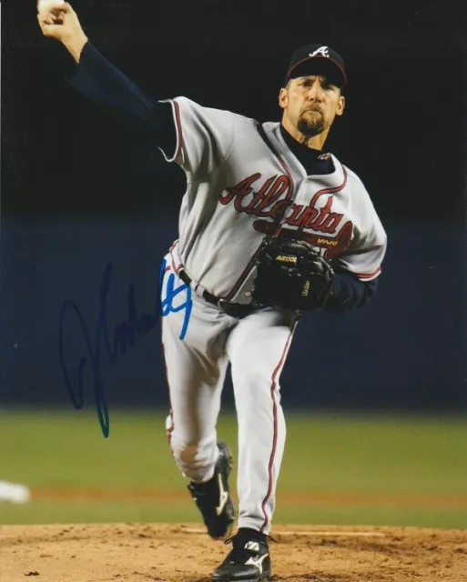 JOHN SMOLTZ SIGNED ATLANTA BRAVES PITCHER 8x10 PHOTO #1 Autograph EXACT PROOF!