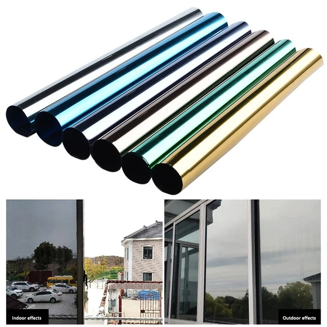 One Way Mirror Foil Glass Sticker UV Blocking Home Decoration Window Film