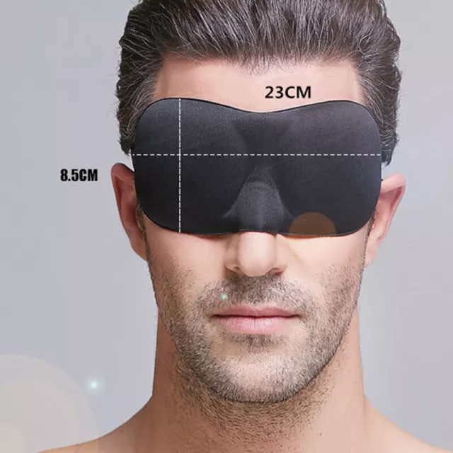 3D Sleeping Eyeshade Cover Shade Eye Patch Soft Women Men Blindfold Eyepatch HC