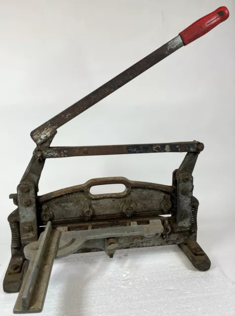 Beno Gundlach Model B HEAVY Duty Cast Iron Steel Manual Single Handl Tile Cutter