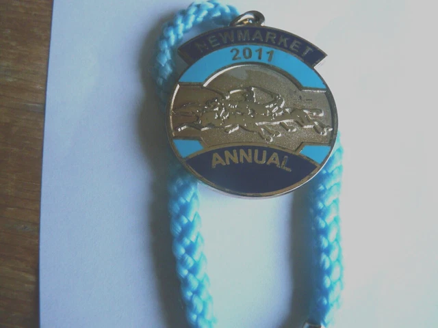 Horse Racing Members Enamel Badge NEWMARKET 2011