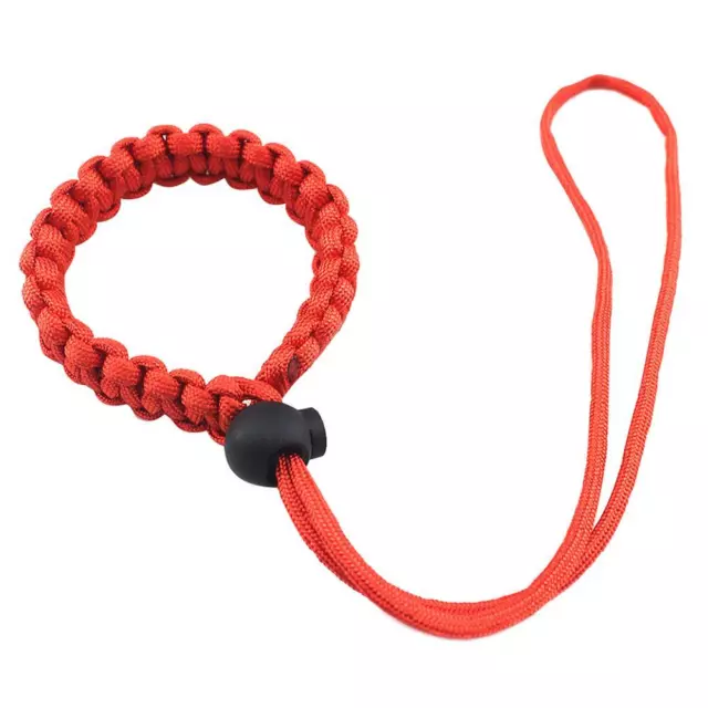 Nylon Camera Paracord Practical Ropes Men Women Camping Gear (Red)