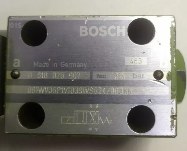 Bosch B810 026 907, 081wv06p1v1039ws024/00d66 Directionnel Valve à Contrôle 3