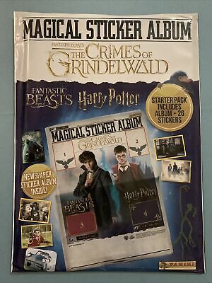 album panini stickers Harry Potter crimes de Grindelwald & Les Animaux Fantastiq 