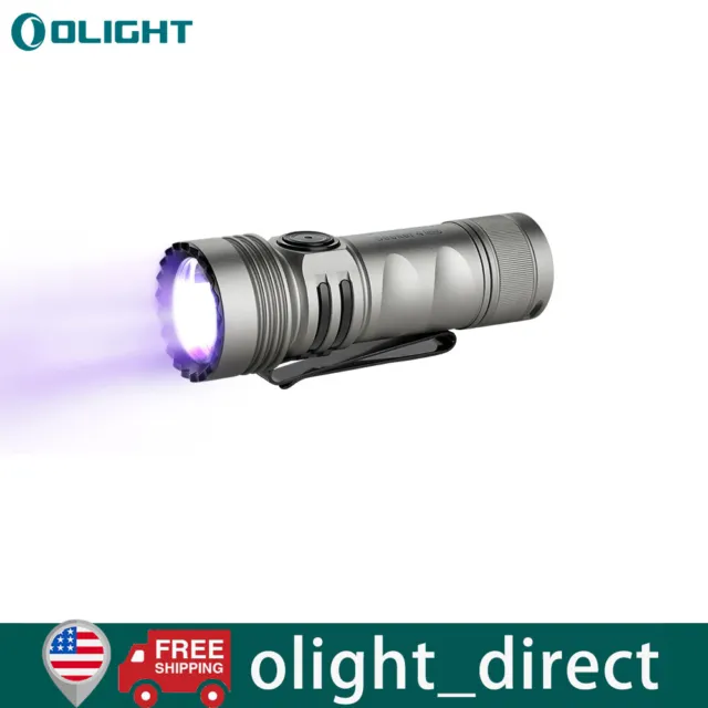 Olight Seeker 4 Mini Flashlight with 365nm UV Combo 1200 Lumens White Light