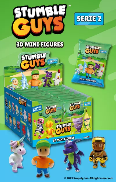Stumble Guys Invasion Official Carte Collection 2-SCEGLI Ce Que Voulez Au  Menu