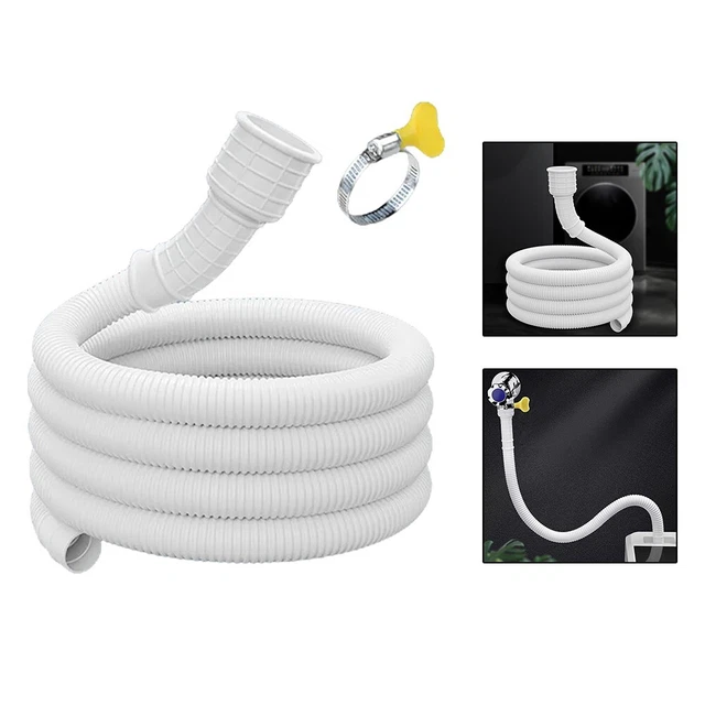 TUBO ACQUA LAVANDINO Lavatrice Scarico Bacino Tubo Telescopico EUR 10 - Foto 9