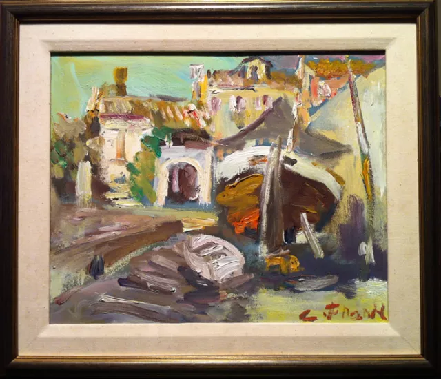 Mediterranean Landscape -  Signed,  Oil on canvas