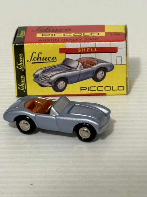 Schuco Piccolo Ancien N°709 - Austin Healey Six 100 - Allemagne 1960 - Jaune