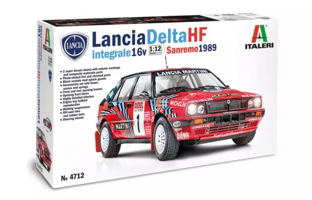 1/12 Maquette LANCIA DELTA INTEGRALE HF 16V SAN REMO 1989- ITALERI - ITA4712