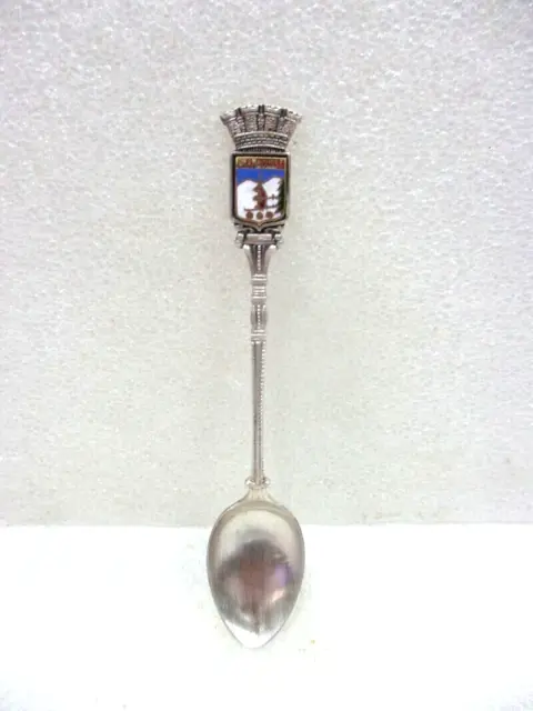 Petite cuillère de collection souvenir métal argenté Chambord ref9