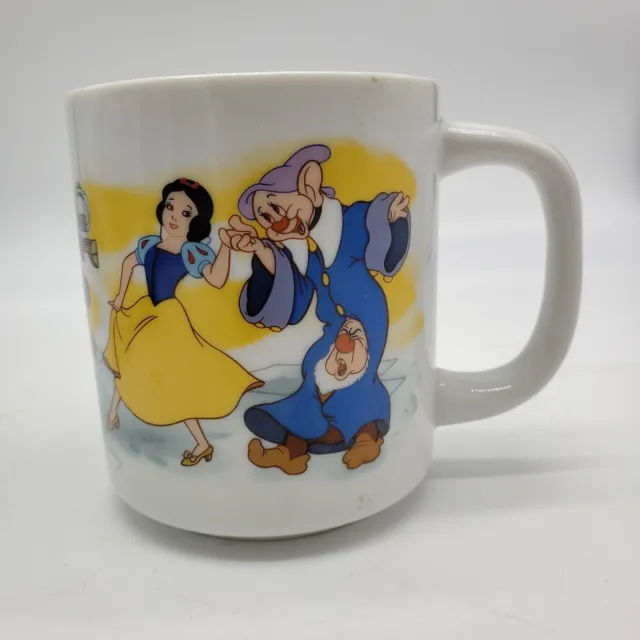 Disneyland Walt Disney World Snow White The Seven Dwarfs￼ Coffee Mug Cup Japan