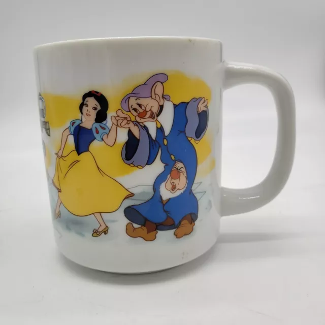 Disneyland Walt Disney World Snow White The Seven Dwarfs￼ Coffee Mug Cup Japan