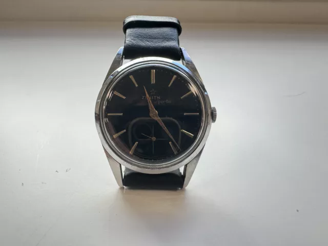 ZENITH STELLINA SPORTO cal. 40 CASSA ACCIAIO 34 mm