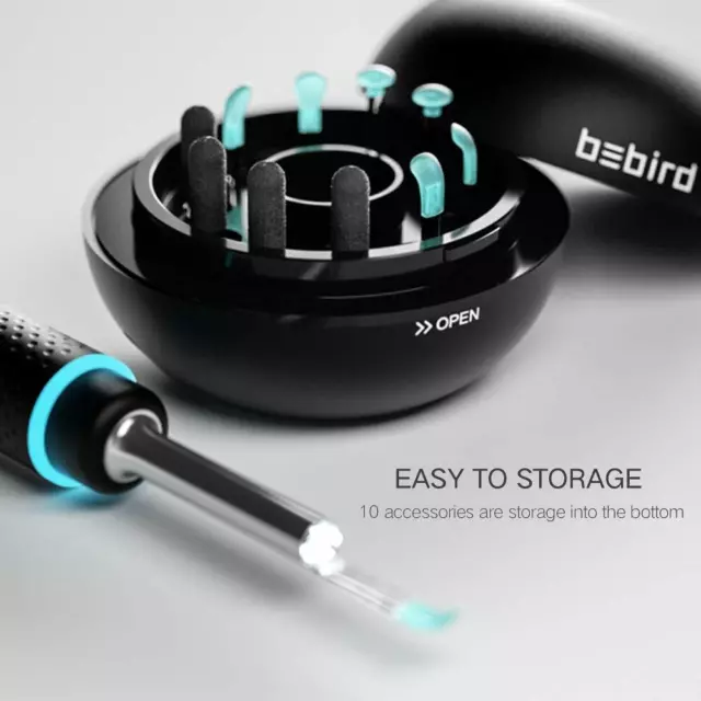 BEBIRD M9 Pro Otoscope Smart Visual Ear Cleaning Stick Endoscope for Ear Wax 3