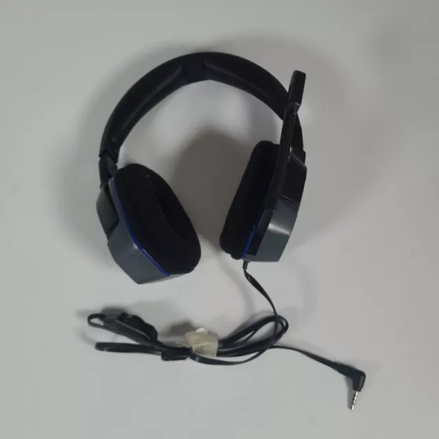 Afterglow LVL 3 Wired Gaming Headset Blue Black With Microphone Tested Working