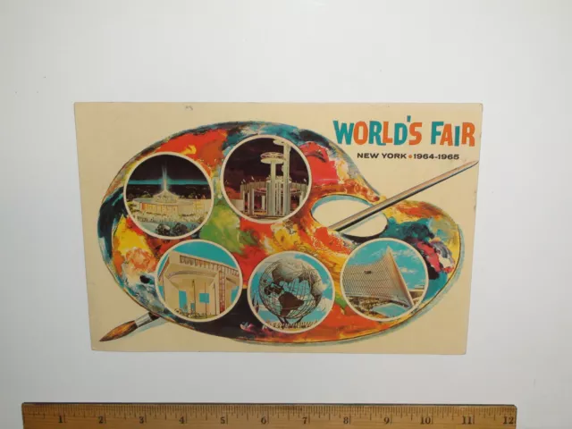 Peace Through Understanding 1964 - 1965 New York World's Fair Postcard - Unused