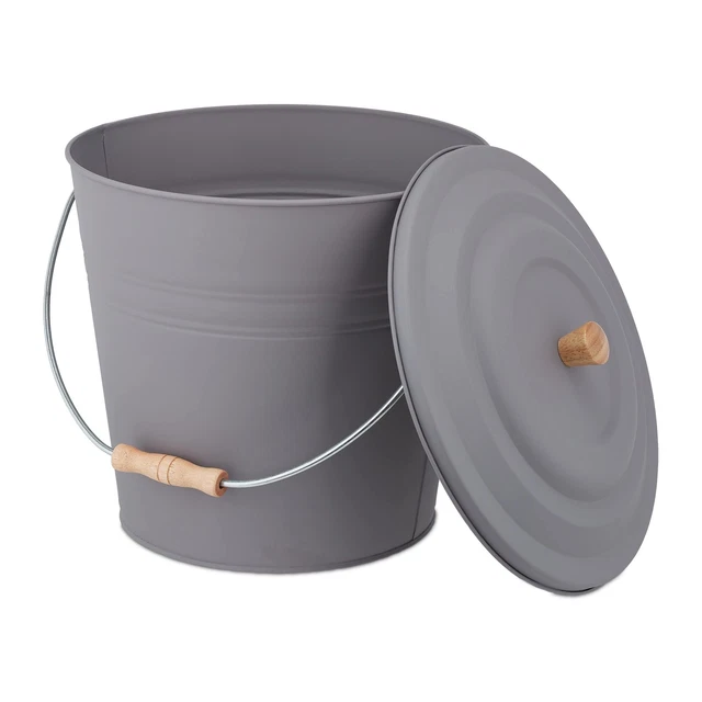 BLACK OAK Secchio Per Cenere Santorini 25L – SET Con Pala