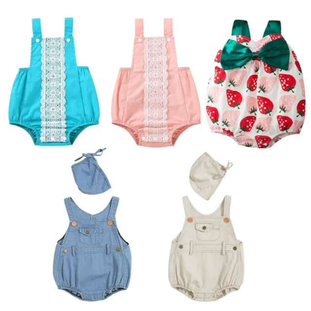 Newborn Baby Romper Jumpsuit Clothes Birthday Party Bodysuit Casual Playsuits