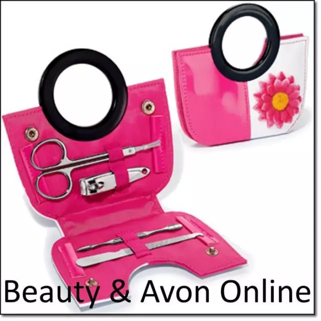 Avon Mini Tote Manicure Kit ~ Cute Gift!!  **Beauty & Avon Online**