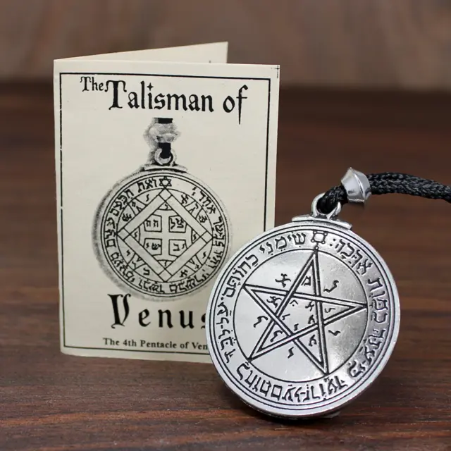 Talisman Venus Solomon Seal Pendant kabbalah Jewelry wiccan pentacle love