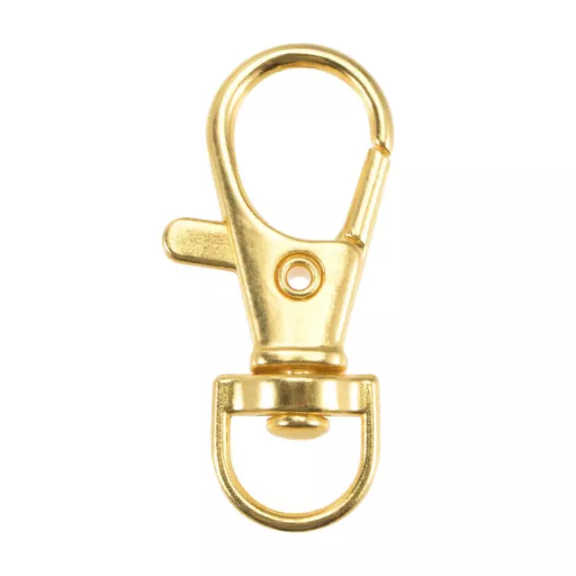 Ganci Girevoli Ganci Cordino a Scatto Gancio Lunghezza 35mm,Lega Zinco,Oro 20pz