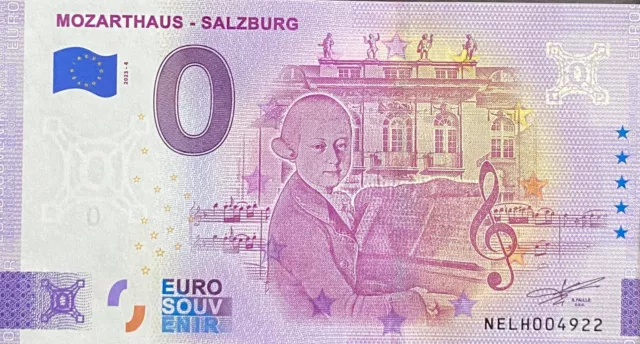 Billet 0 Euro Mozarthaus  Salzburg Autriche  2023 Numero Divers