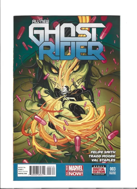 All-New Ghost Rider #3 2nd Print Variant Robbie Reyes 2014 Marvel Comics MCU
