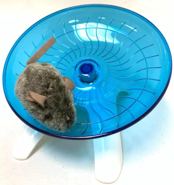 7" Hamster Flying Saucer Exercise Running Jogging & Spinning Silent Wheel