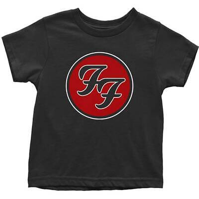 Maglietta Foo Fighters Bambini FF Logo Rock Band Classica Ufficiale Ragazzi Ragazze Bambine