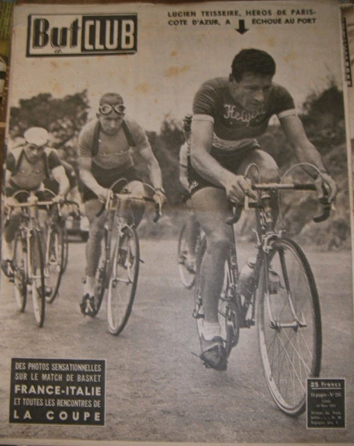 BUT CLUB N 285 19 mars 1951 Lucien Teisseire Cyclisme Basket