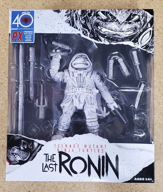 Playmates Last Ronin CHASE B+W Figure TMNT Ninja Turtles SEALED PX Exclusive