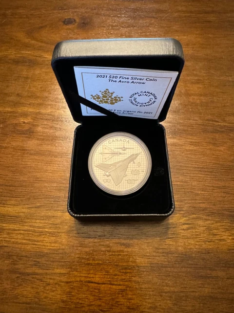 1 oz. Pure Silver Coin - The Avro Arrow - Mintage: 10,000 (2021)
