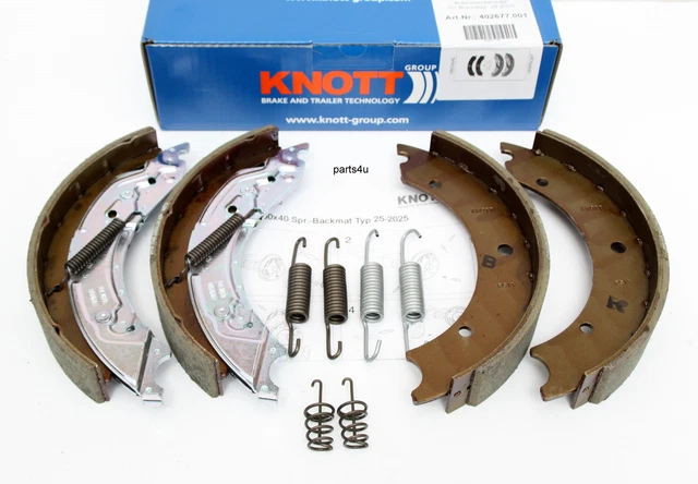 Set Ceppi Ganasce Freno Assale Compatibili Knott 25-2025/1 - Foto 11