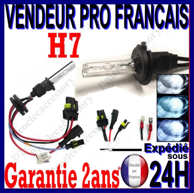 Ampoule Xenon H7 6000K 35W / 55W Pour Kit Hid De Rechange Feu Phare Ballast 12V