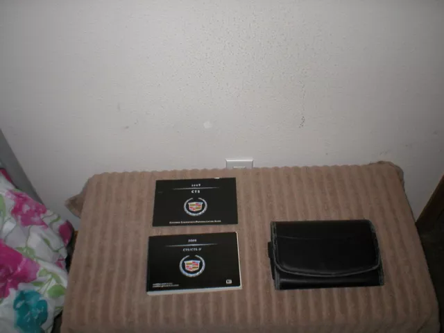 2009 Cadillac CTS/CTS-V owners manual with cover case