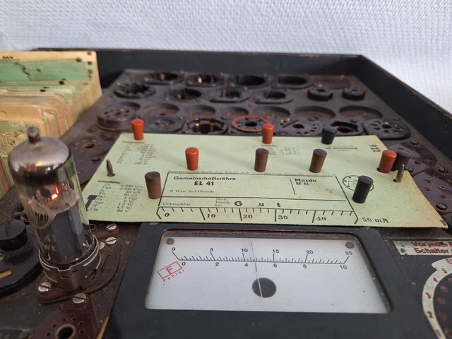 Valvo EL41 Tubo Objeto de Colección Tubos de Electrones Sammlerröhre Probado En