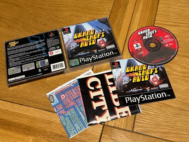GRAND THEFT AUTO ORIGINAL GTA PS1 Playstation 1 Complete with Maps £19. ...