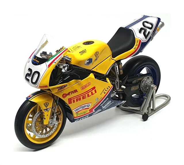 Minichamps 1/12 Ducati 998RS P. Chili WSB 2003 – SIGNÉE, édition Limitée