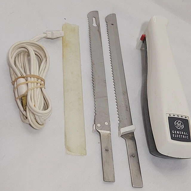 General Electric Electric Slicing Knife Vintage D5EK9 Works Great Made In USA