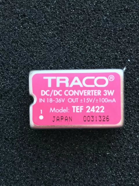 Module DC-DC converter TEF2422 3W by Traco 1pc £25.75 H542